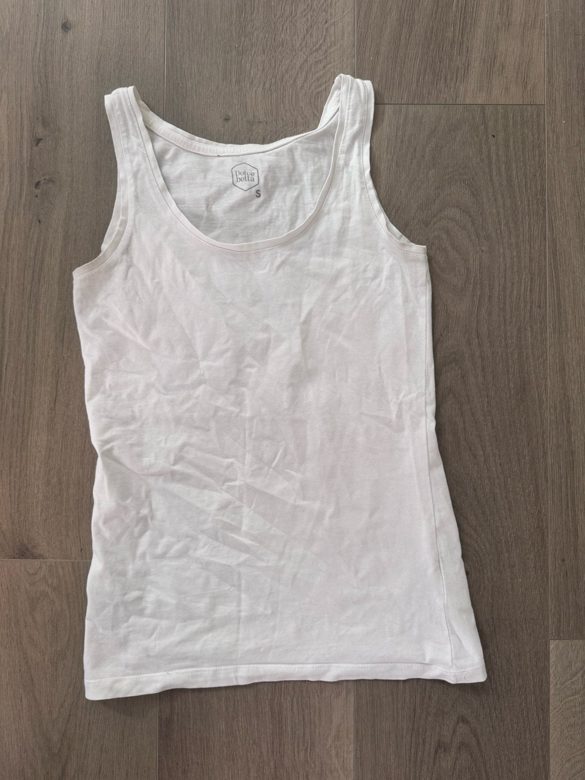 Topje wit, dolce bella, Maat S, Kleding | Dames, Topjes, Wit, Ophalen of Verzenden, Zo goed als nieuw, Maat 36 (S)