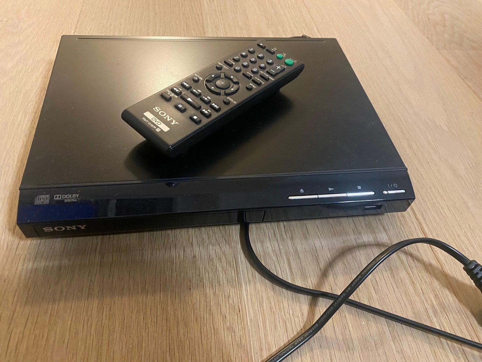 Lecteur DVD/CD Sony avec télécommande, TV, Hi-fi & Vidéo, Enlèvement ou Envoi, Comme neuf, Lecteur DVD, Sony