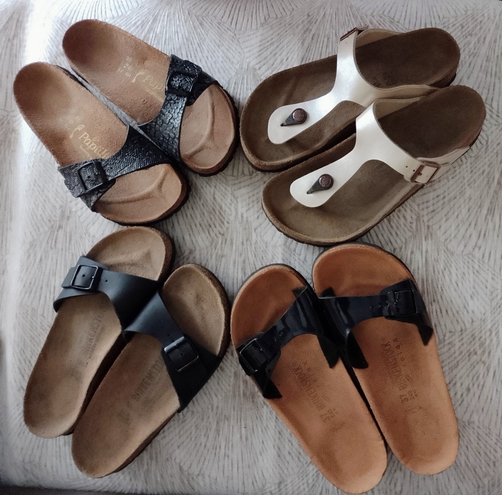 Birkenstock 37, Kleding | Dames, Espadrilles, Zwart, Ophalen of Verzenden, Gedragen