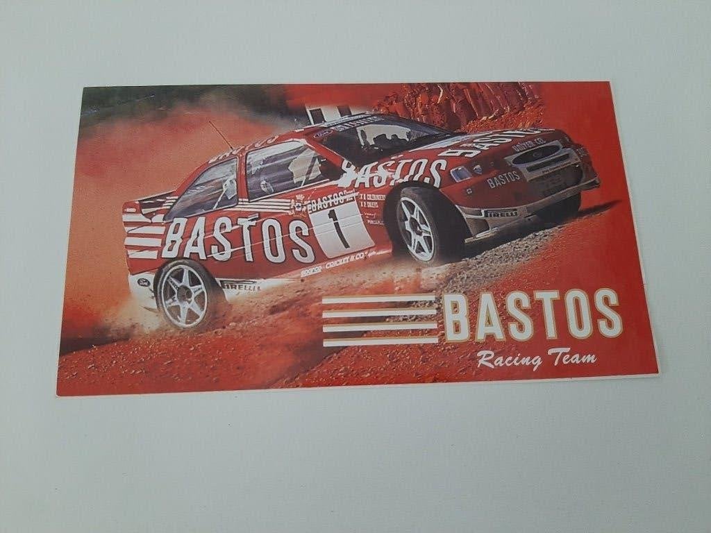 sticker Bastos racing team rally Patrick Snijers, Enlèvement, Comme neuf, Voitures