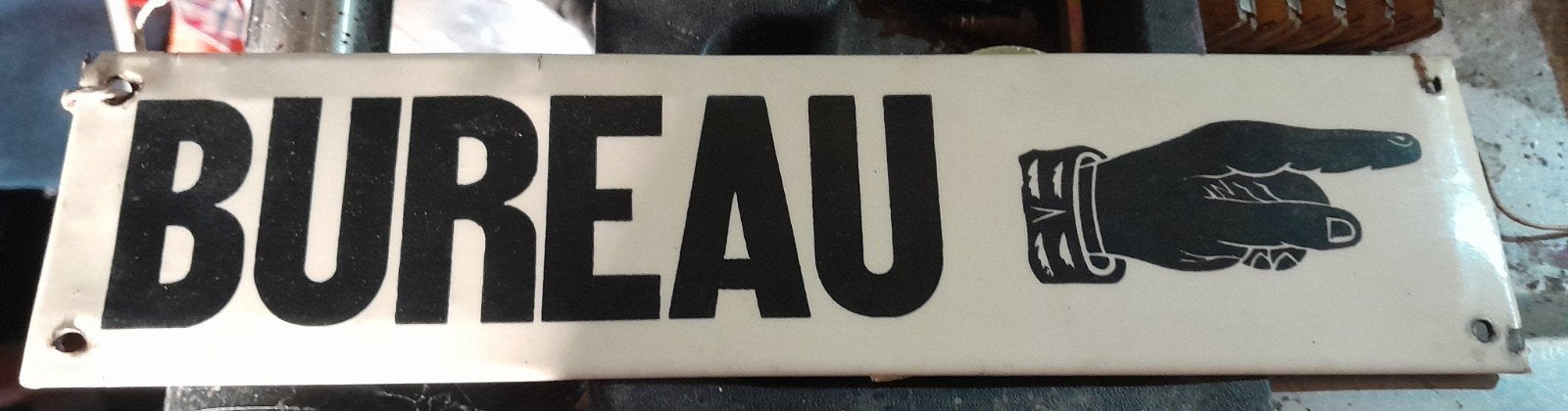 plaque non émaillée, Ophalen of Verzenden