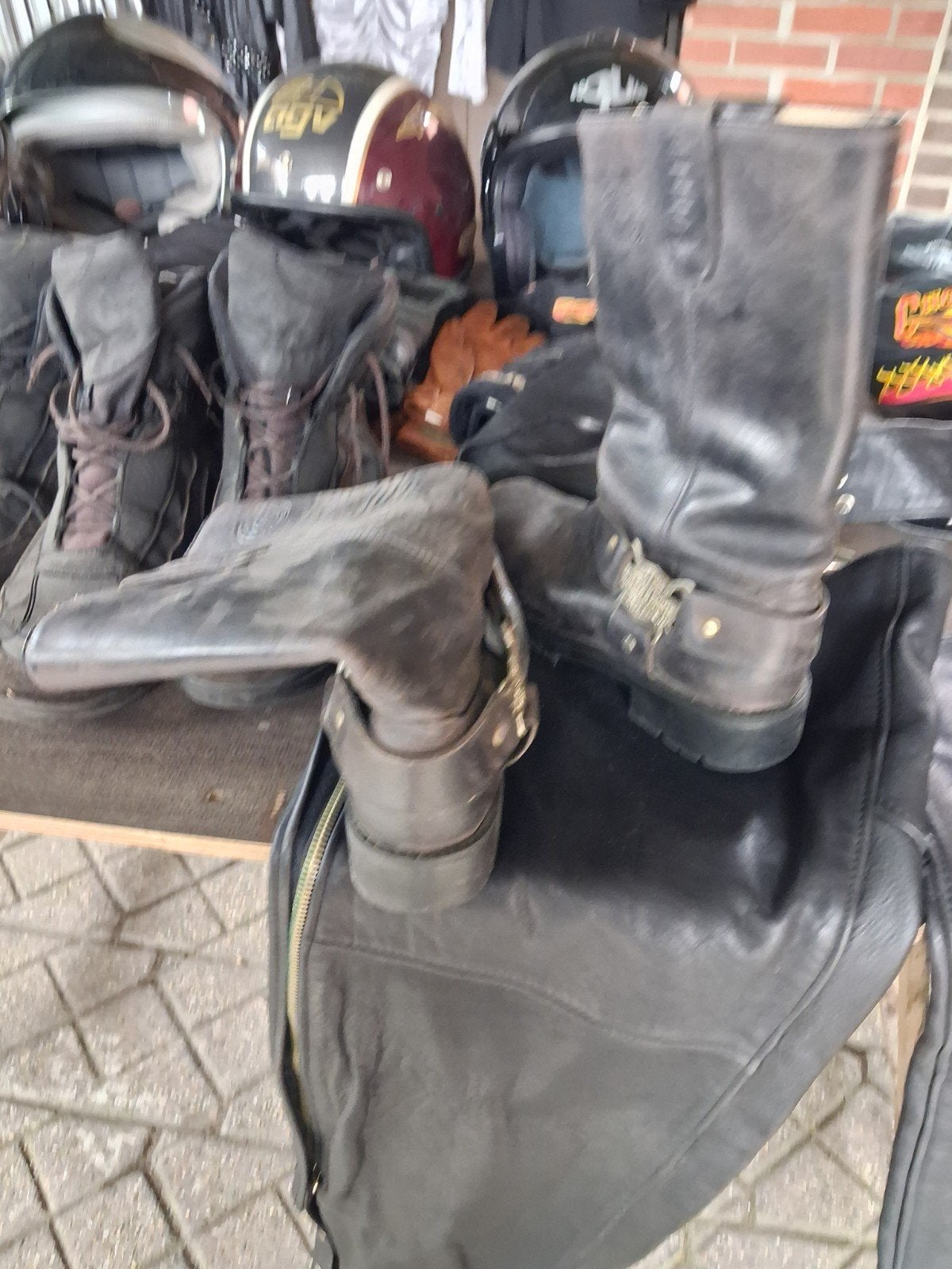 Harley laarzen, Motoren, Ophalen, Laarzen