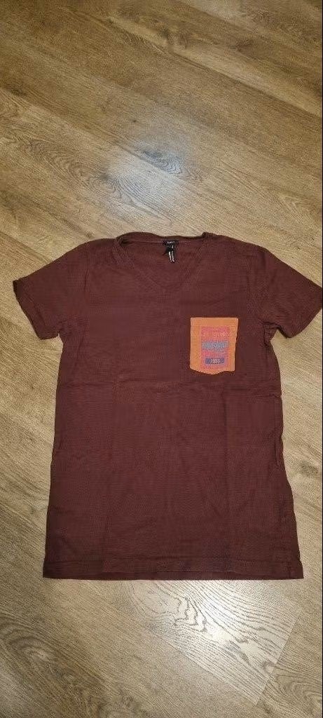 bordeau t-shirt Antwerp maat 176 - XS - Smal Fit, Kleding | Heren, Overige kleuren, Ophalen of Verzenden, Antwrp, Gedragen