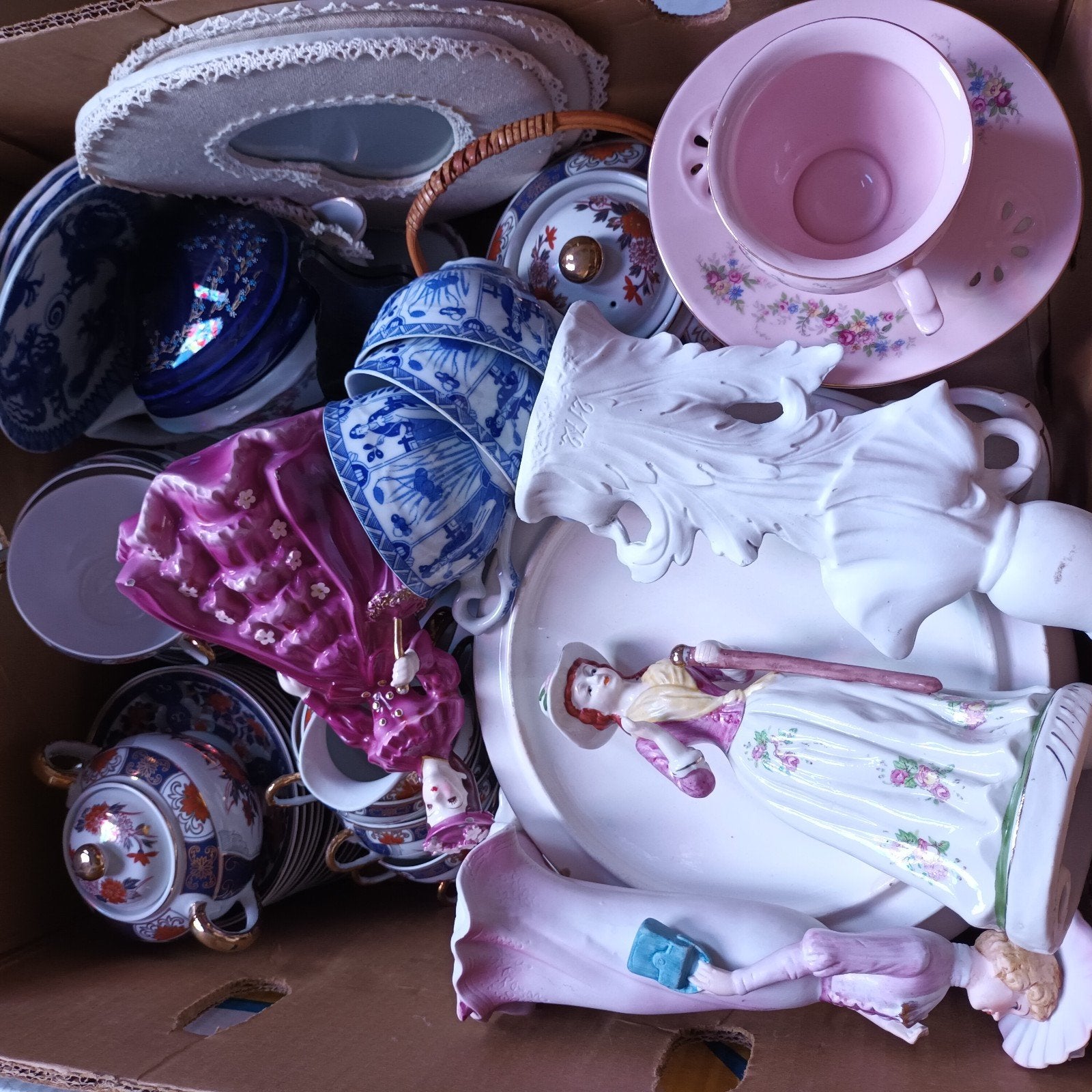 Rommelmarkt spullen...10€ de doos., Diversen, Rommelmarktspullen, Ophalen