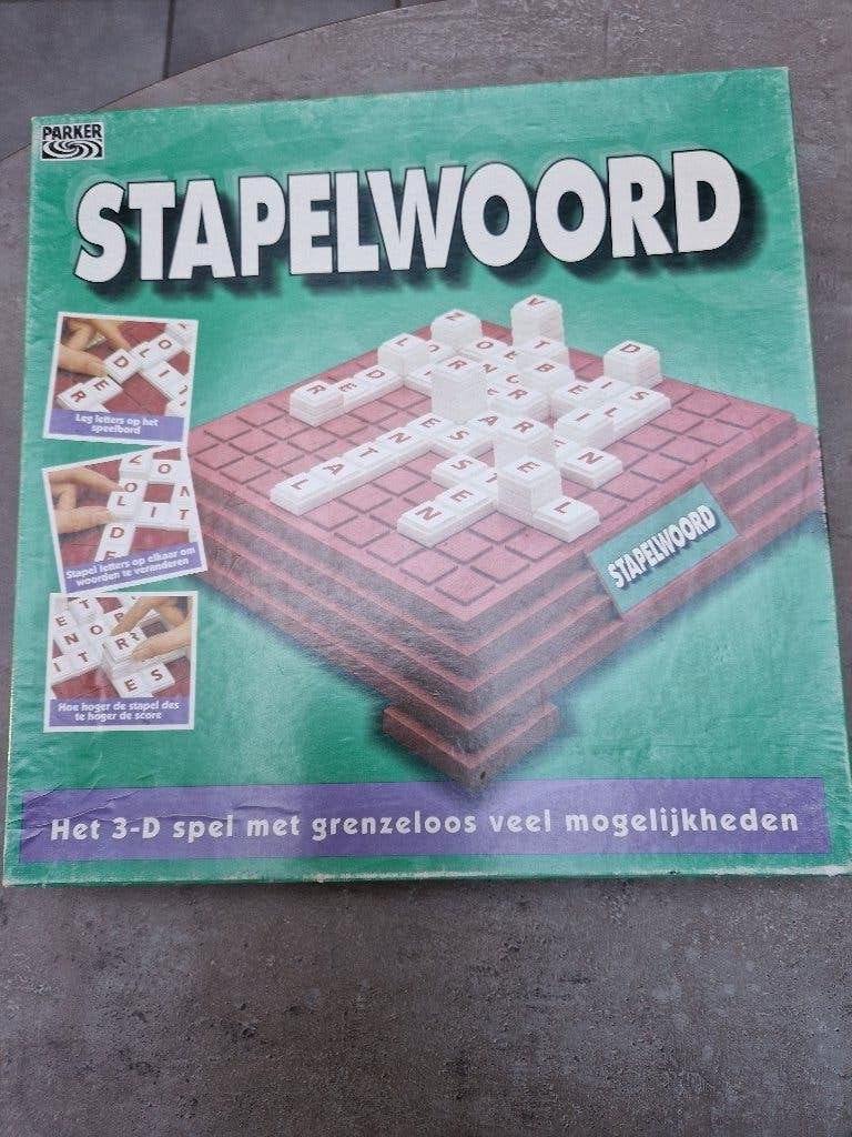 Woorspel: Stapelwoord, Ophalen, Zo goed als nieuw, Parker