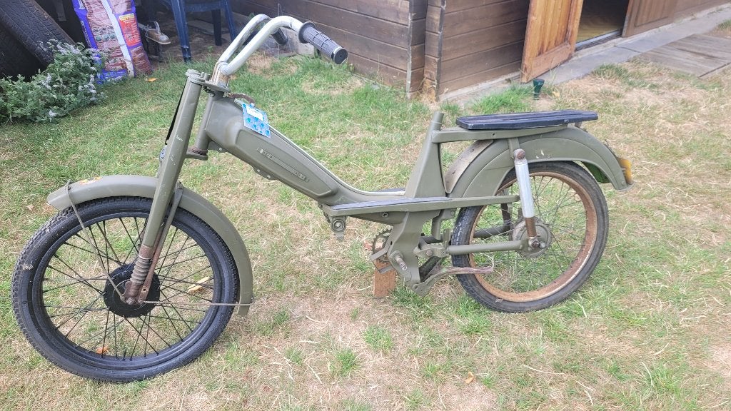 Motobecane-frame, Fietsen en Brommers, Brommeronderdelen | Algemeen, Ophalen, Gebruikt, Frame, MBK