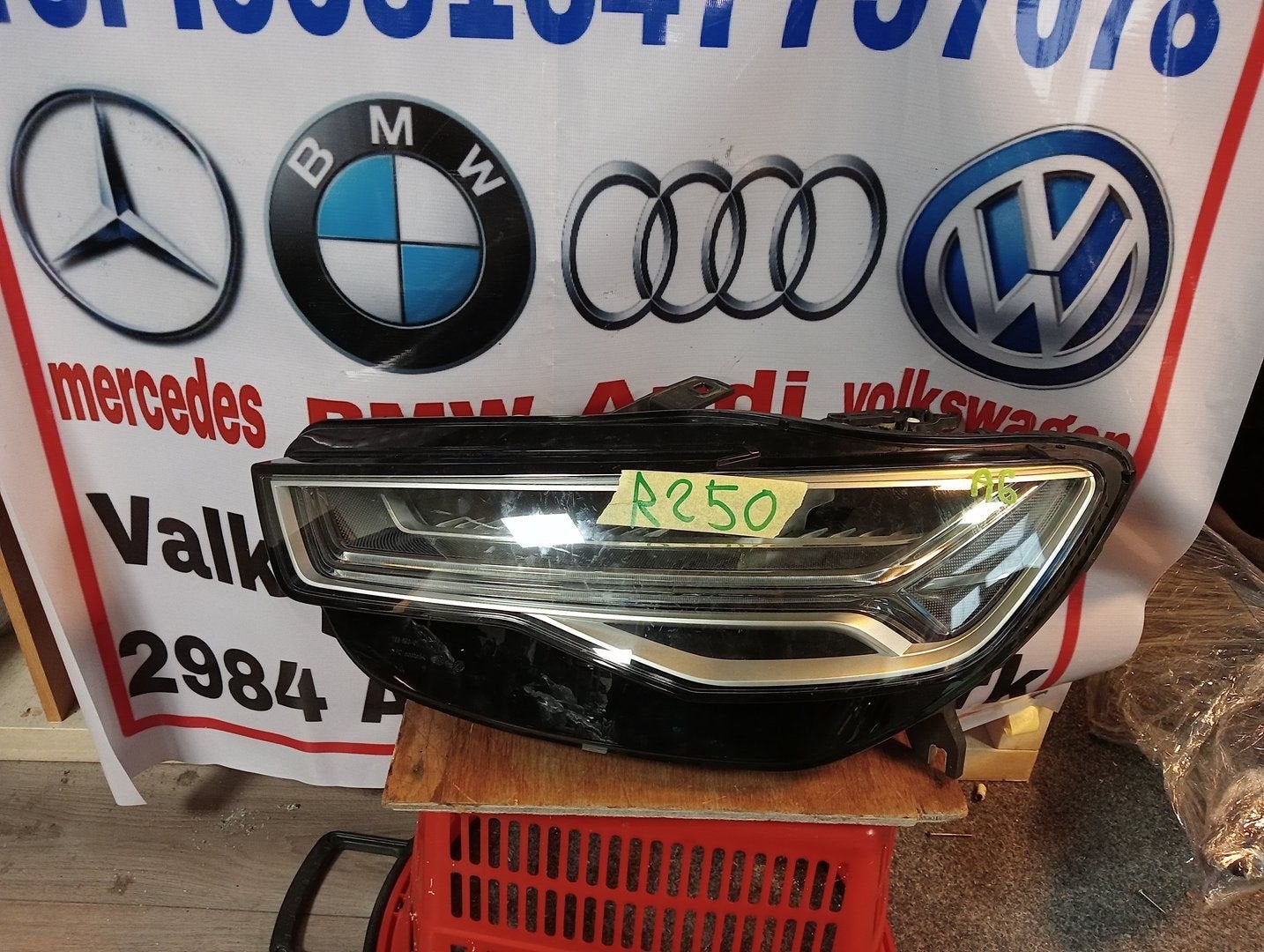 AUDI A6 4G C7 MATRIX LED KOPLAMP LINKS 4G0941035 ORIGINEEL, Gebruikt, -, -, -
