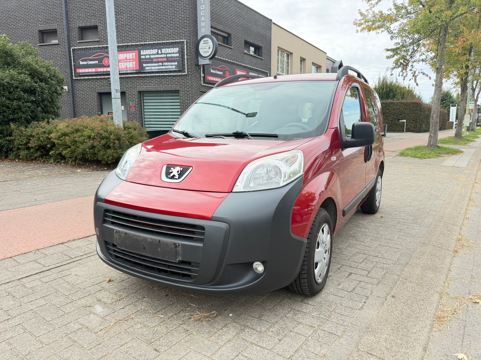Peugeot Bipper 1.4 diesel 107.000km 5plaats Airco 2009, Autos, Rouge, Achat, 50 kW, Entreprise