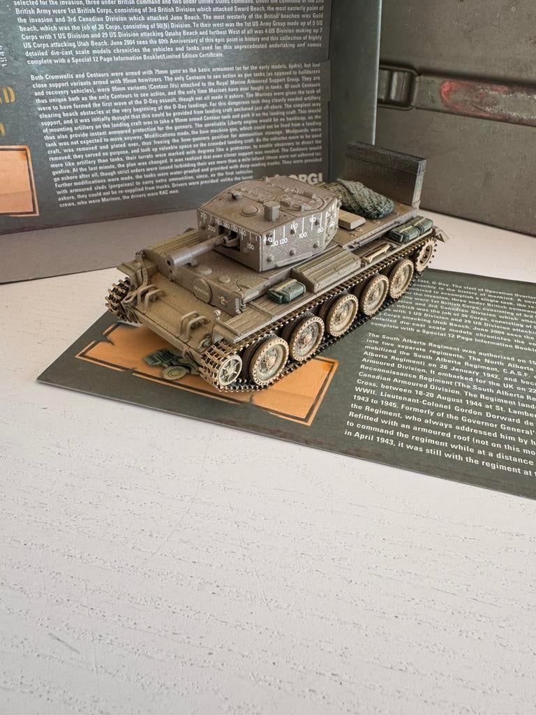 Corgi CC60603.(C) Cruiser tank IV Royal Marines, Enlèvement