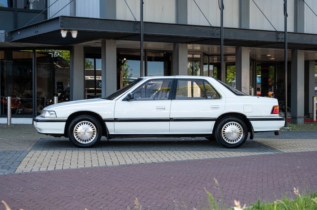 Acura LEGEND 2.7 V6 Luxury (bj 1989, automaat), Auto's, 4 deurs, Stof, 159 pk, Wit
