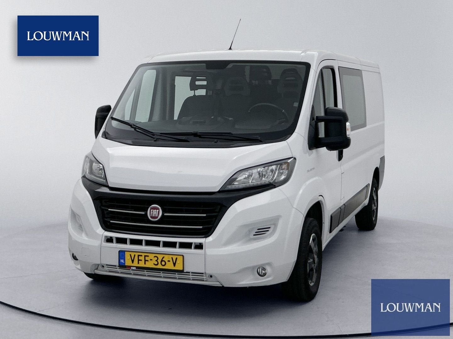 Fiat Ducato 30 2.3 MultiJet L2H1 DC Navigatie Dubbele cabine, Wit, Electronic Stability Program (ESP), Bedrijf, 193 g/km