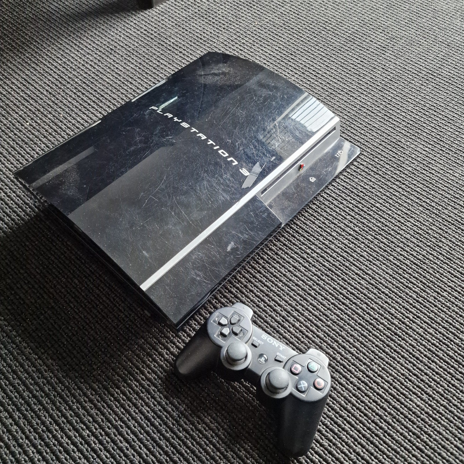 ps3 fat 80gb +5games, Games en Spelcomputers, Ophalen, Gebruikt, Phat, 80 GB