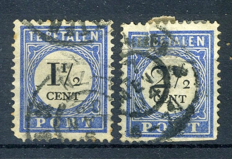 NEDERLAND P15/16 gestempeld 1894-1910 -1, Verzenden, T/m 1940, Gestempeld