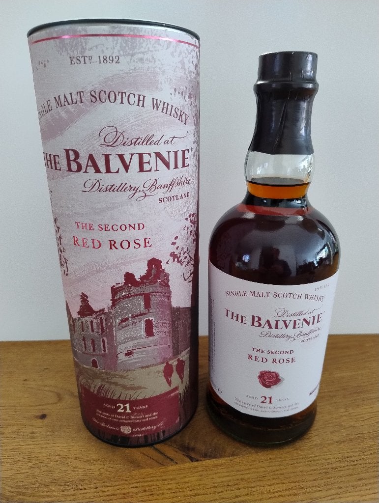 The Balvenie stories the second red rose 21 years old whisky, Neuf, Enlèvement, Vin rouge, Italie