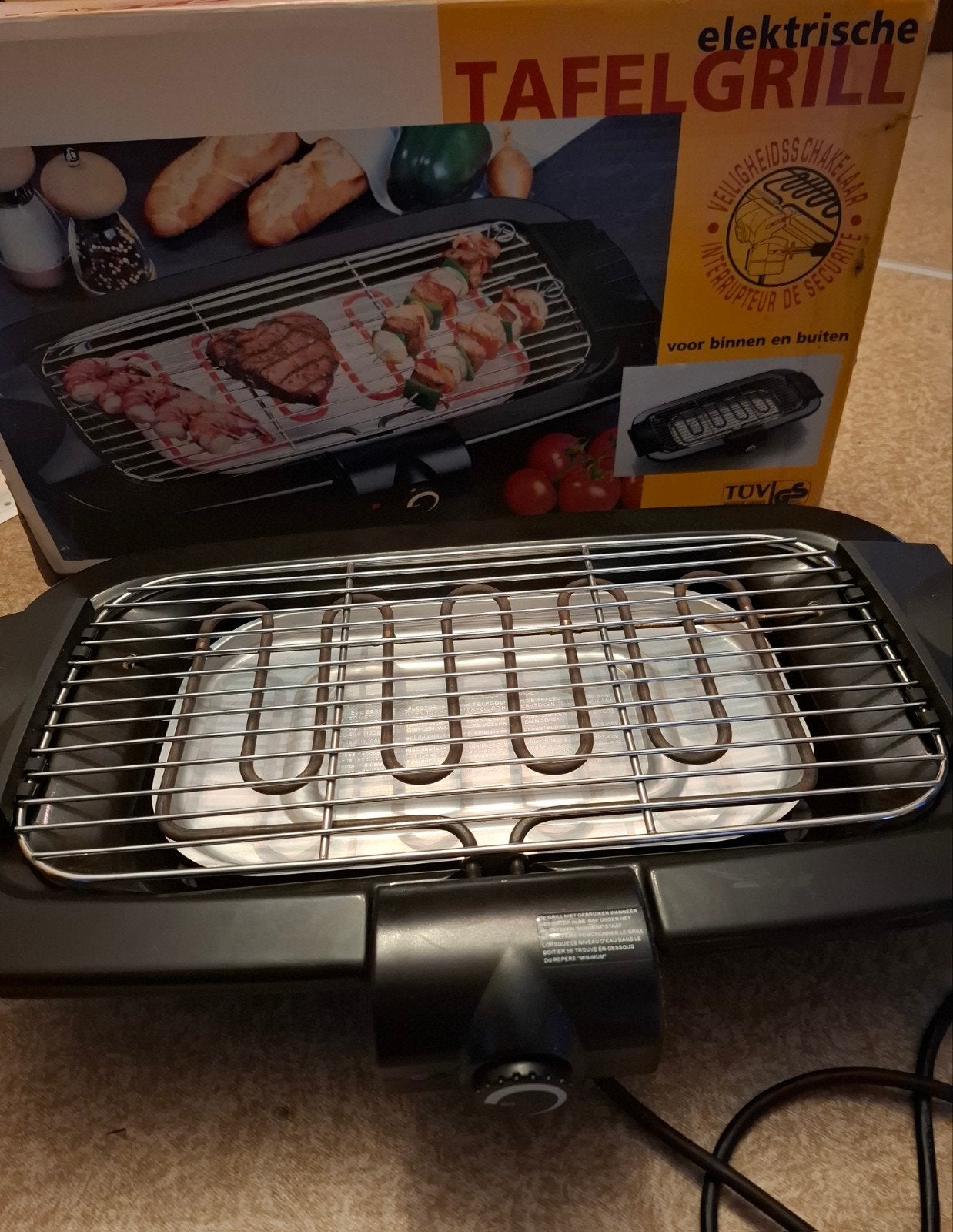 Elektrische tafelgrill NIEUW, Ophalen, Nieuw, Tafelgrill