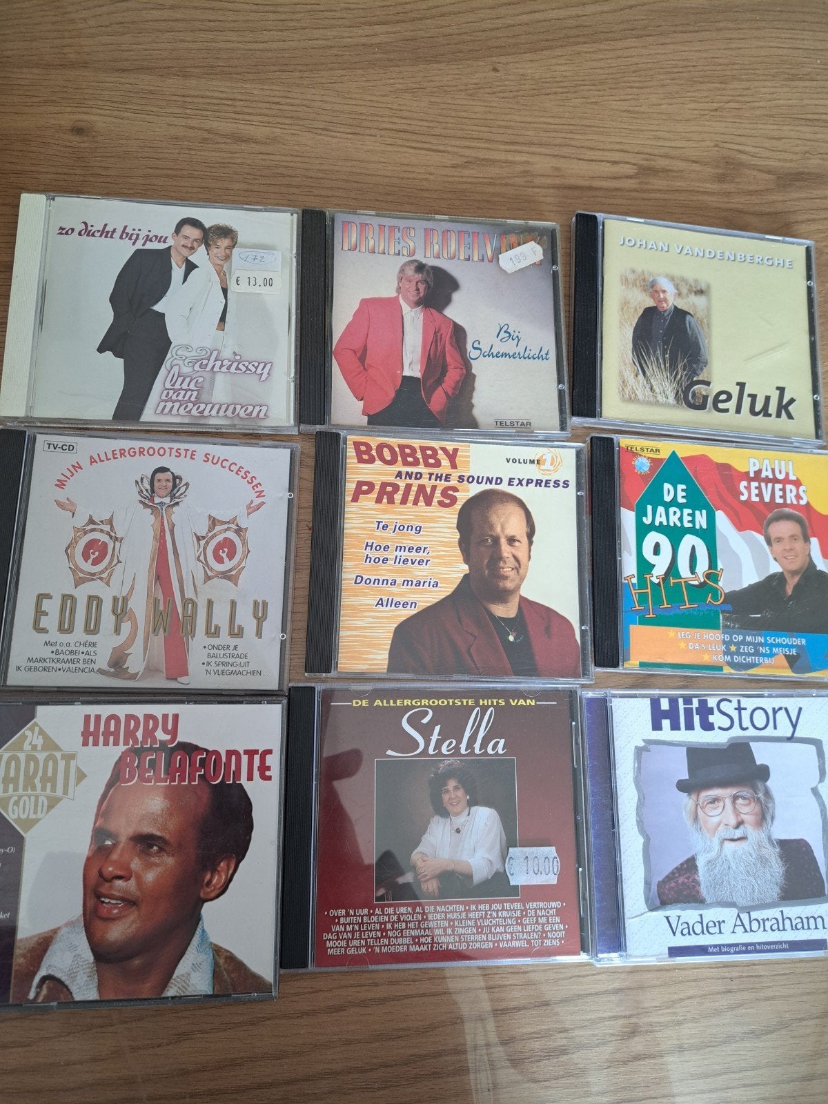 +/- 185 cds, CD & DVD, Enlèvement, En néerlandais