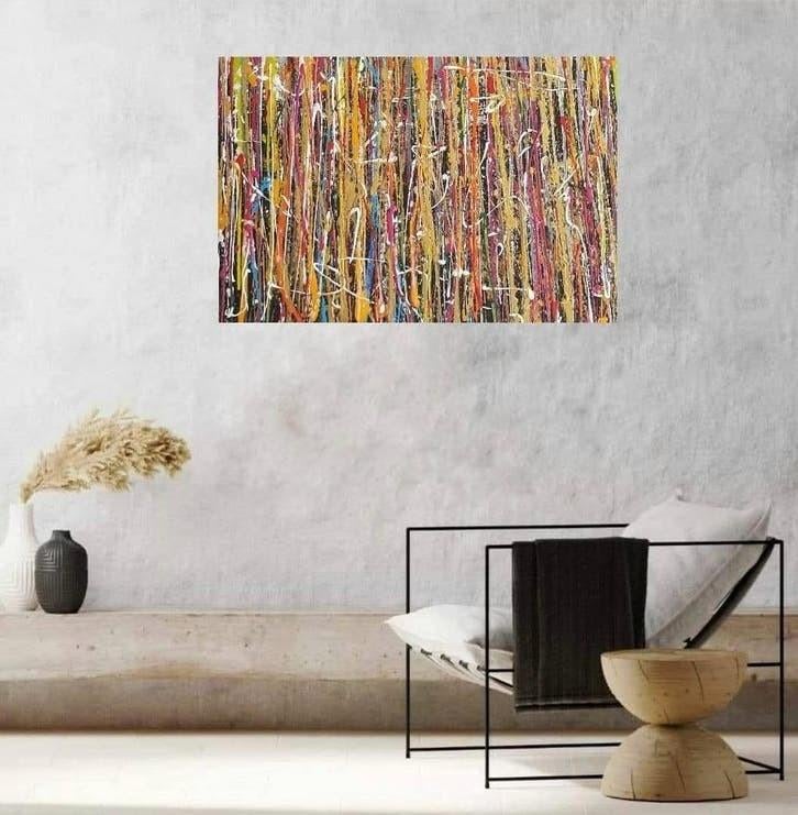 L'heure de notre bonheur, Antiquités & Art, Art | Peinture | Abstraite, Enlèvement ou Envoi
