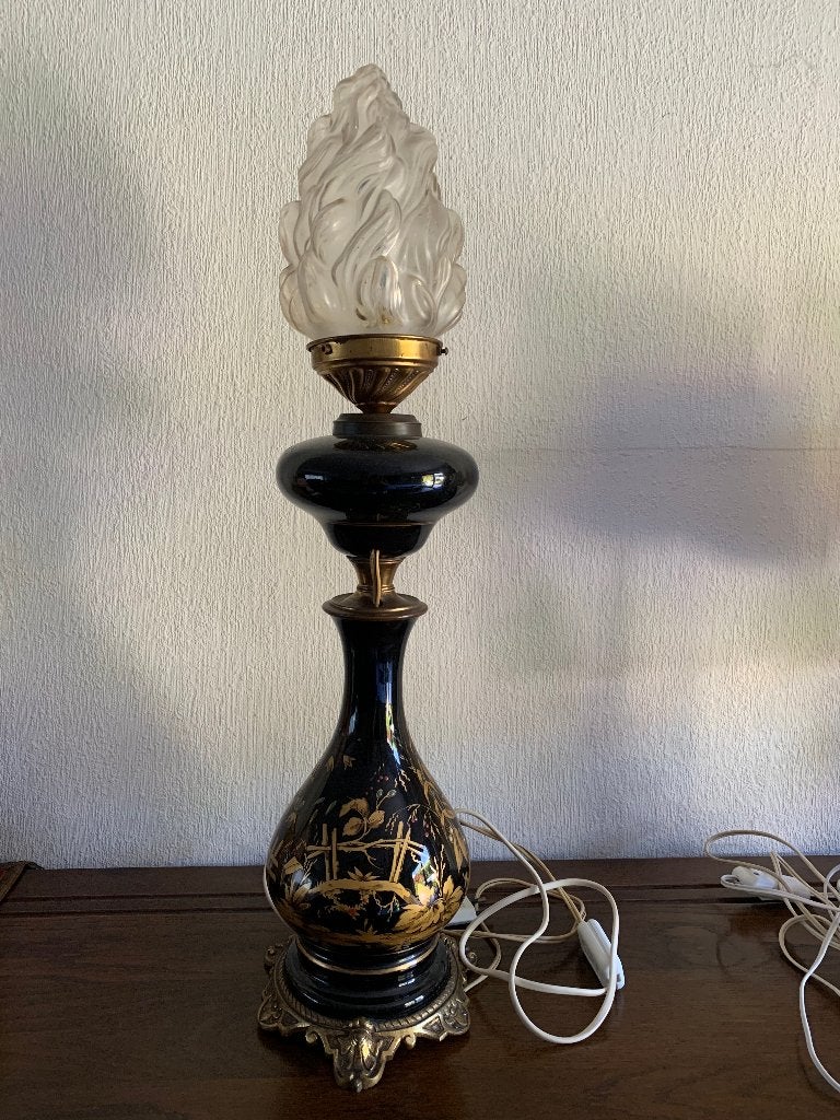 Olielamp, Ophalen