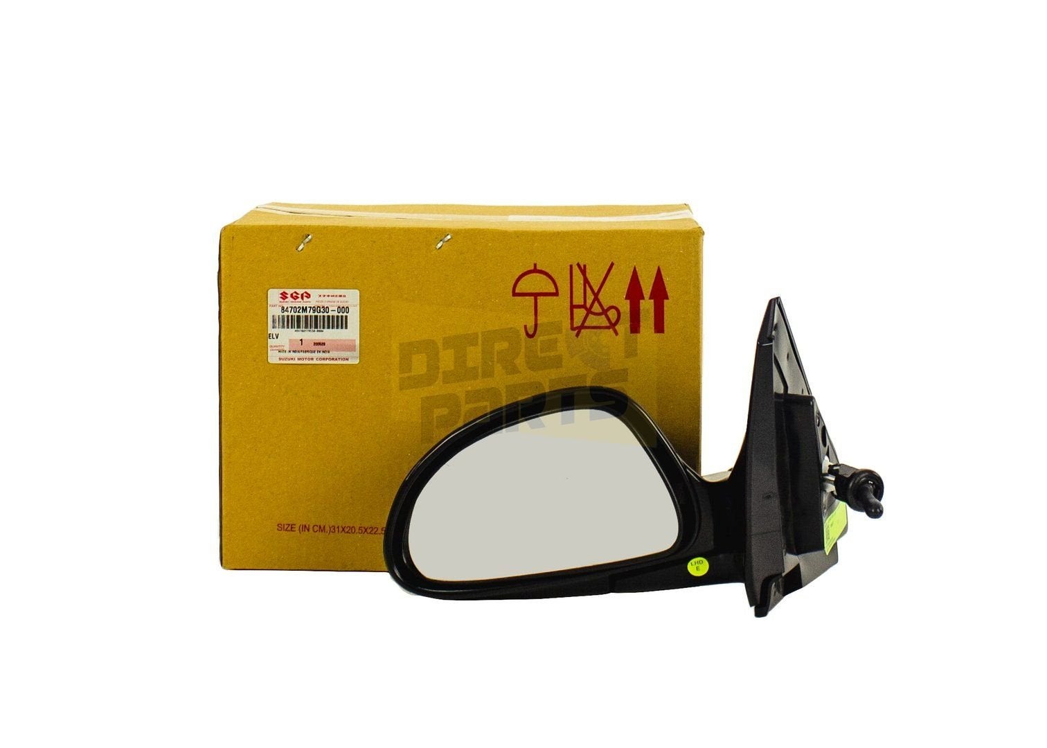 Suzuki Alto RF (4/02-12/06) spiegel Links (Hmb.) Zwart Origi, Neuf, -, -, Suzuki