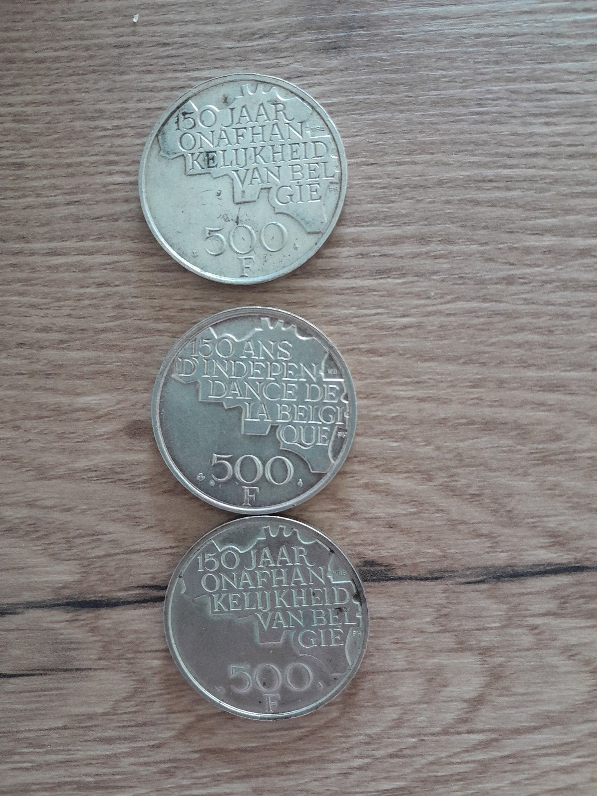 Pièces de monnaie belge de 1980, Enlèvement ou Envoi