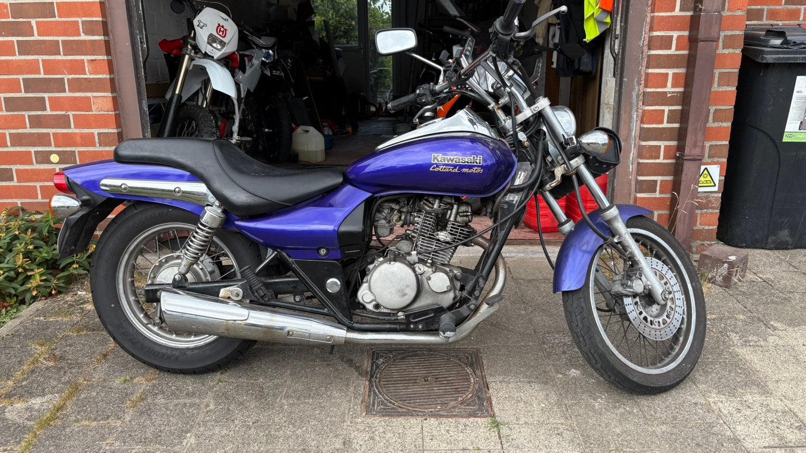 Te koop/ruil Kawasaki El elilinator 125 chopper bobber moto, Motoren, Motoren | Kawasaki, Particulier, Chopper, Ophalen