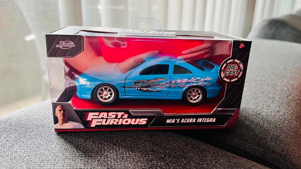 Jada toys F&F Mia’s Acura Integra 1:32, Ophalen, Zo goed als nieuw