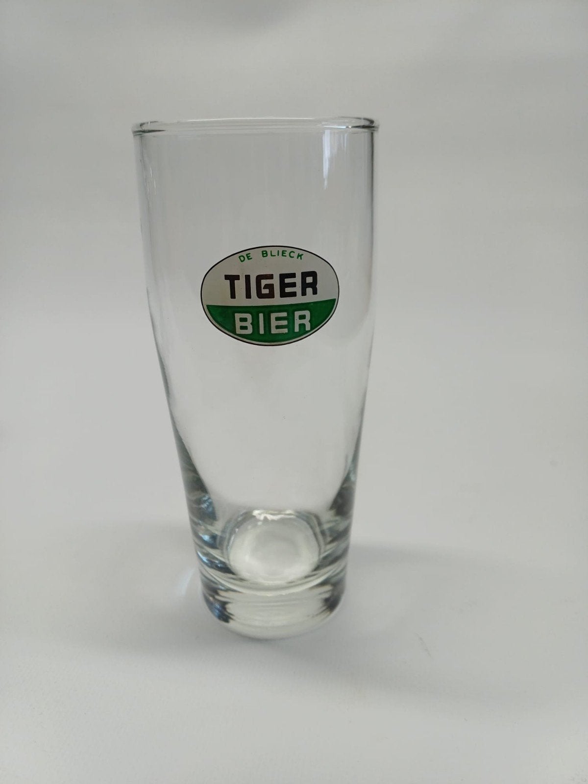 4 glazen tiger bier, Ophalen, Zo goed als nieuw, Glas of Glazen, Overige merken