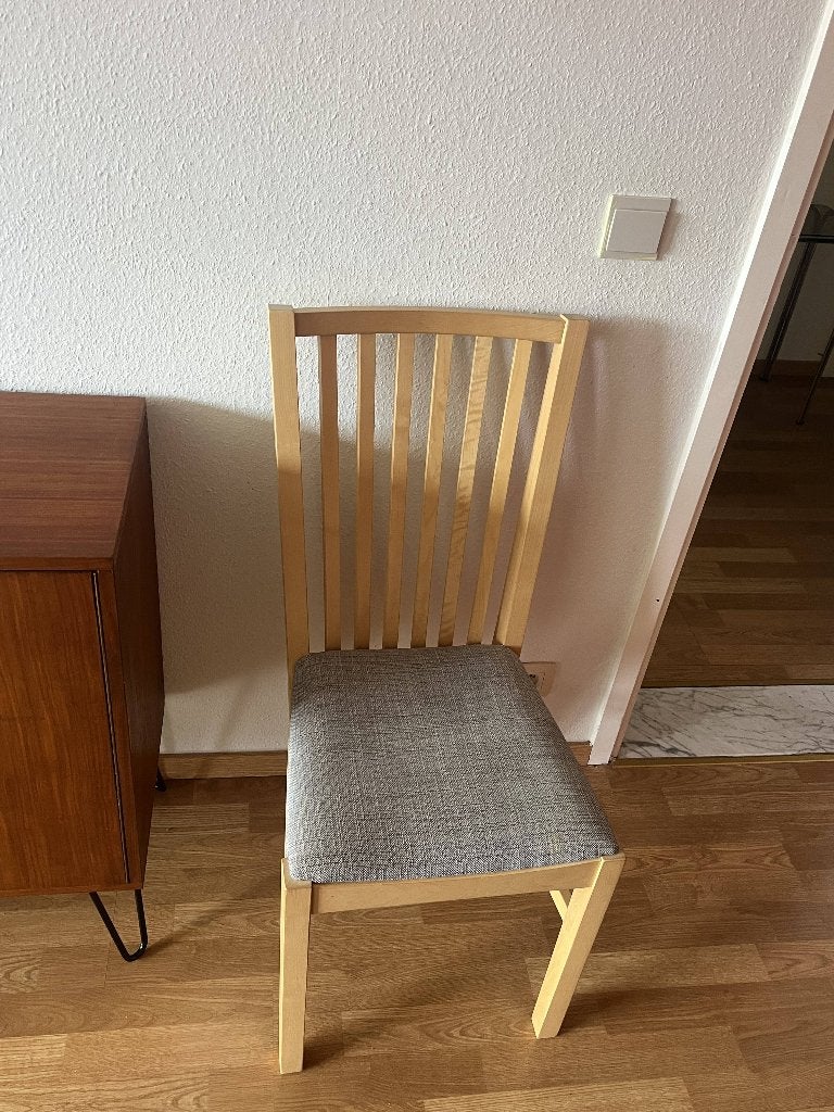 Chaises Ikea NORRNAS, Maison & Meubles, Enlèvement, Utilisé, Bois, Quatre