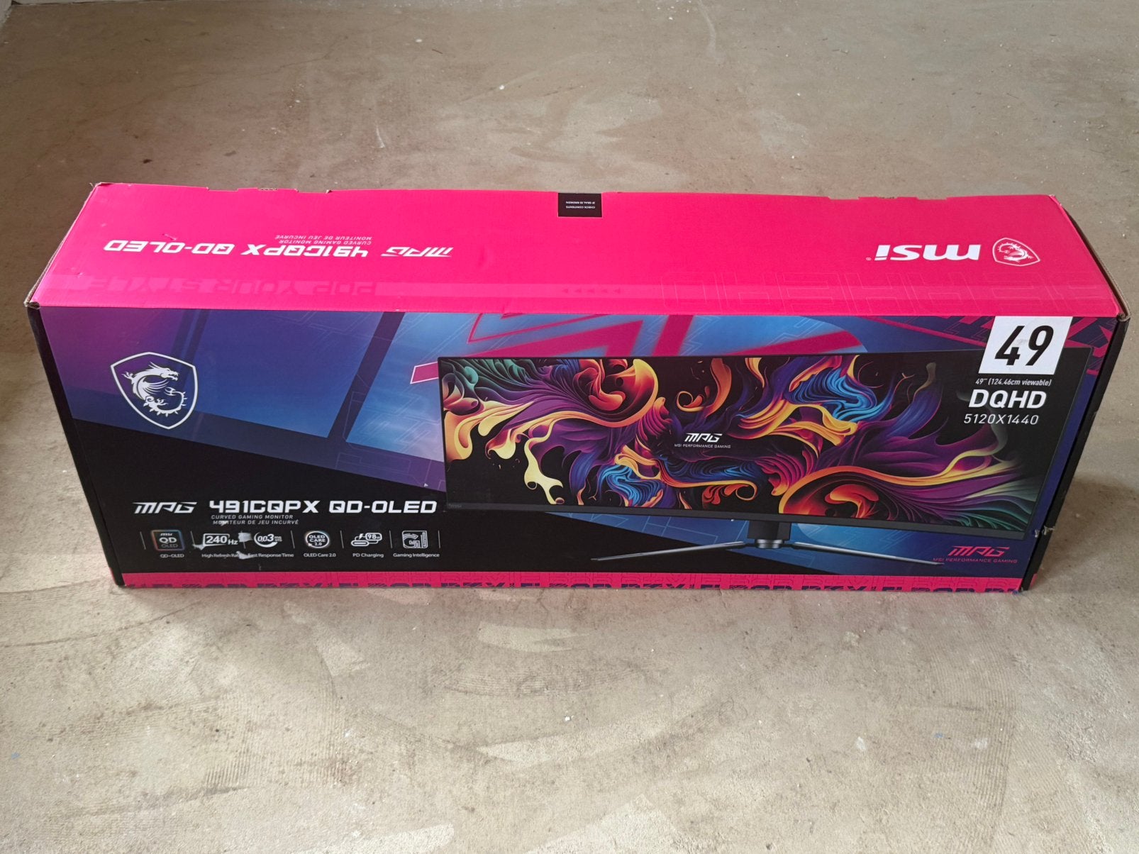 NIEUW MSI MPG 491CQPX QD-OLED 49 inch Gaming Monitor, Computers en Software, Monitoren, Ophalen of Verzenden, Nieuw, Gaming