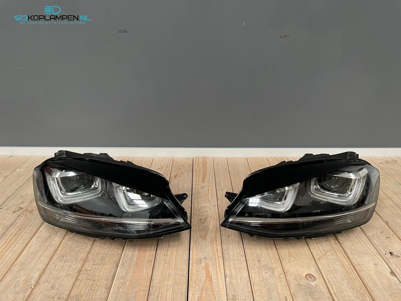 VW Volkswagen Golf 7 Xenon LED koplamp koplampen links recht, Volkswagen, -, Utilisé, -