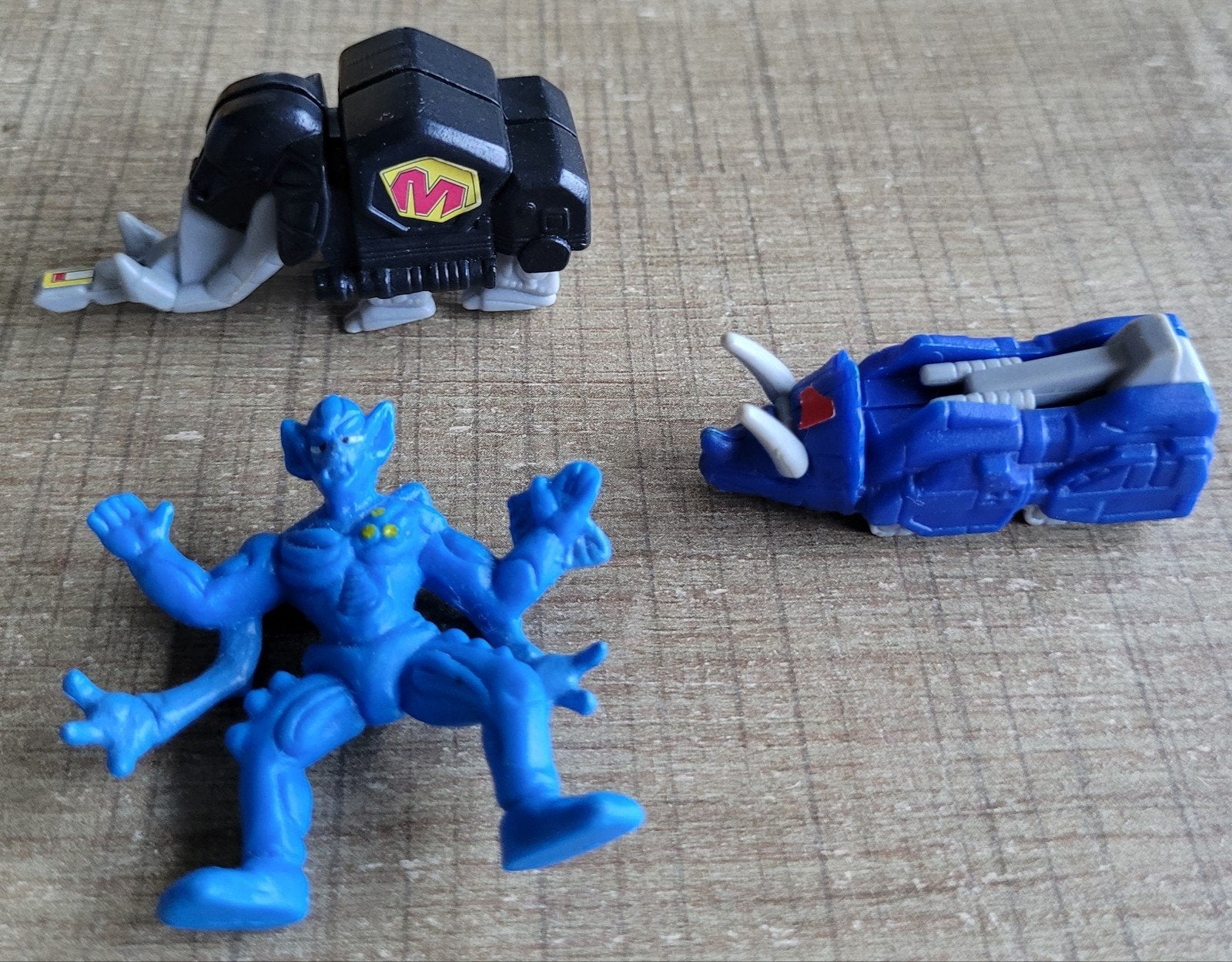 Power Rangers: 3 miniatuurfiguurtjes, Ophalen of Verzenden, Zo goed als nieuw