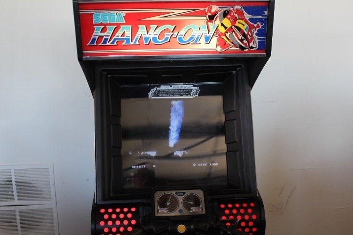 SEGA HANG ON Motor Race Arcade 1985, Verzamelen, Ophalen of Verzenden, Gebruikt