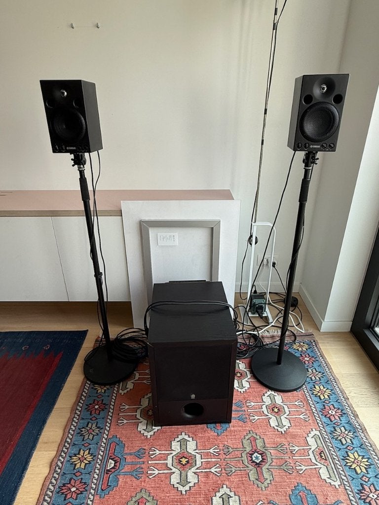 Yamaha Studio Monitors MSP3 en SW10, Muziek en Instrumenten, Ophalen, Zo goed als nieuw, Minder dan 500 watt, Monitor(versterker)