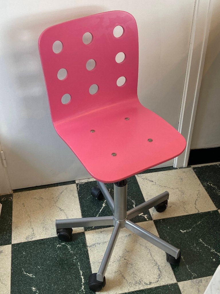 Roze kinderbureaustoel - Ikea, Ophalen, Gebruikt, Roze, Bureaustoel