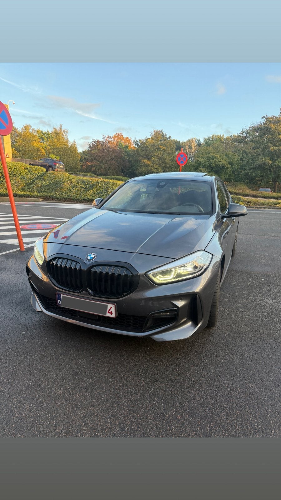 BMW 118i OPF M sport pro pakket - panoramisch dak, 1 Reeks, Zwart, Alcantara, 5 deurs