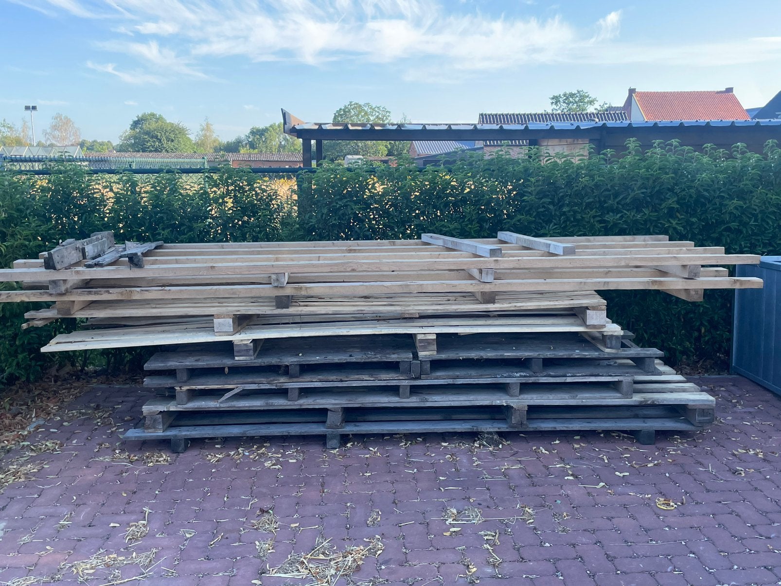 Palletten, Doe-het-zelf en Bouw, Hout en Planken, Ophalen, Gebruikt, Pallet