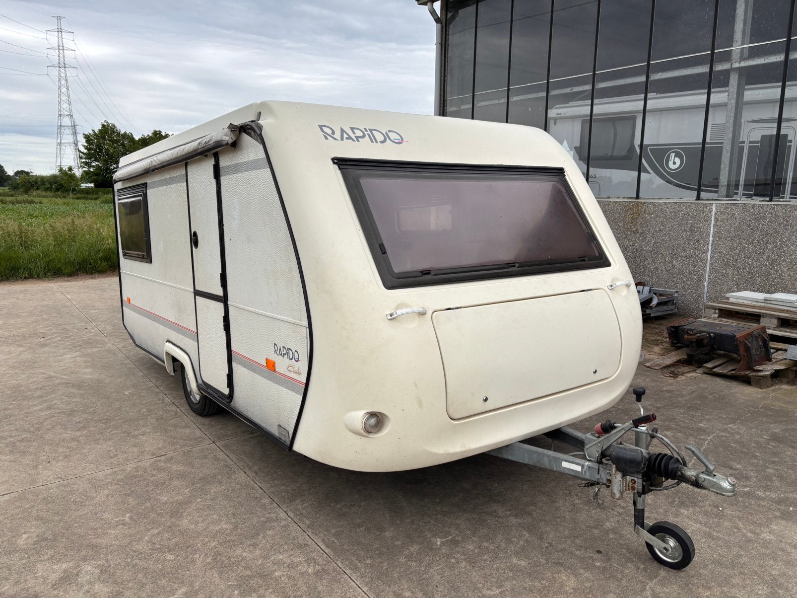 Rapido -750 kg keuringsvrij hefdak, Caravanes & Camping, Caravanes, Particulier, jusqu'à 3, 500 - 750 kg, Siège de train, Rapido