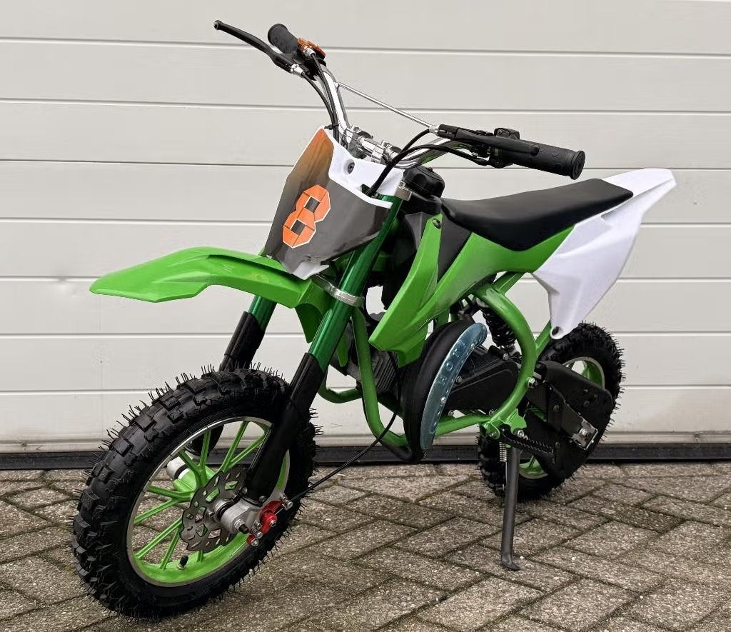 Pitbike 49cc Crossmotor of Elektrisch crossmotor, Nieuw, Pitbike, Schijfrem, 49 cc