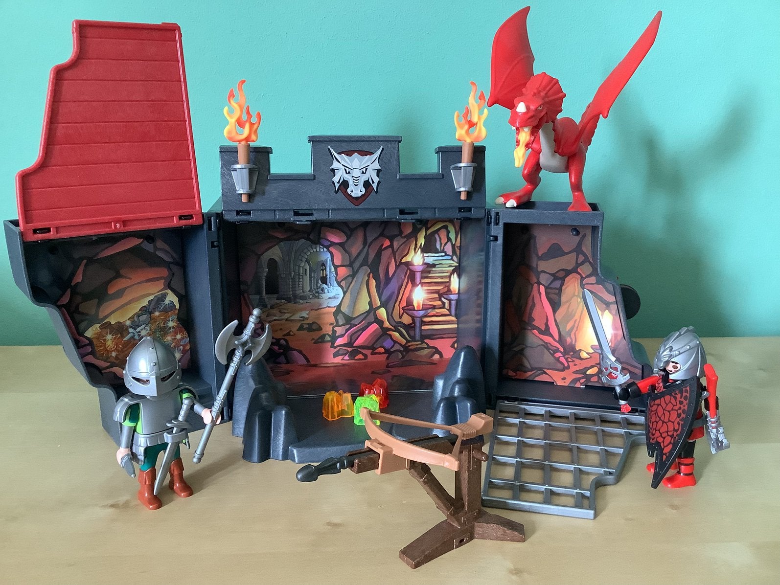 Playmobil - coffre chevaliers dragon (5420), Enfants & Bébés, Enlèvement ou Envoi, Comme neuf