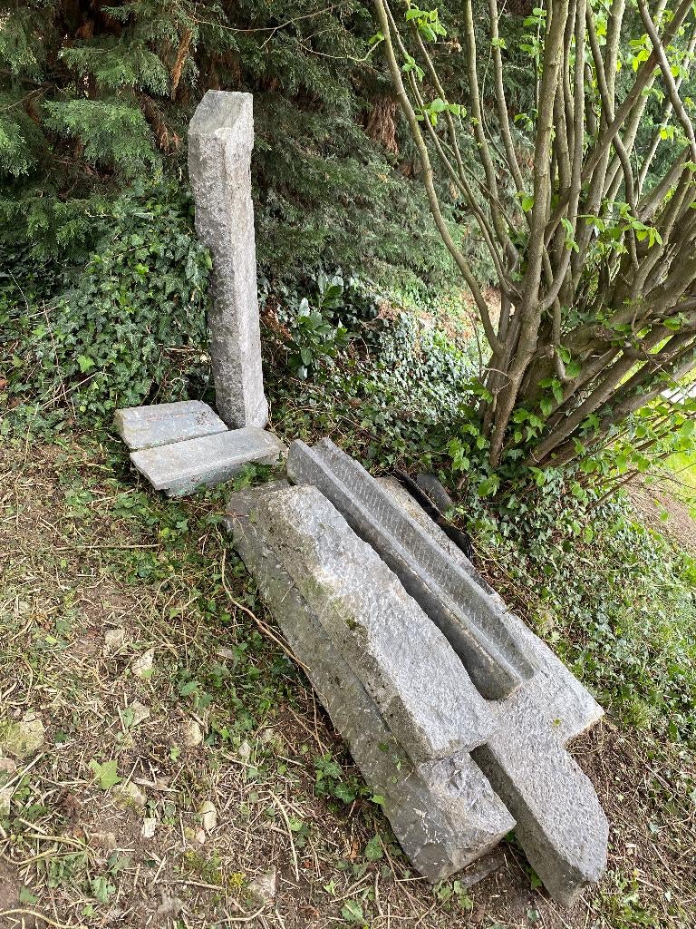 Lot de pierre bleue, pierre de taille, Jardin & Terrasse, Enlèvement, Pierre