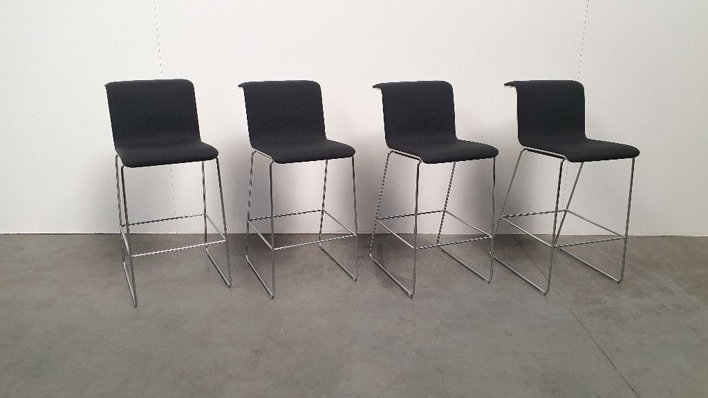 4x Bulo Tab barkrukken design Alain Berteau, 4 krukken, Ophalen, Gebruikt