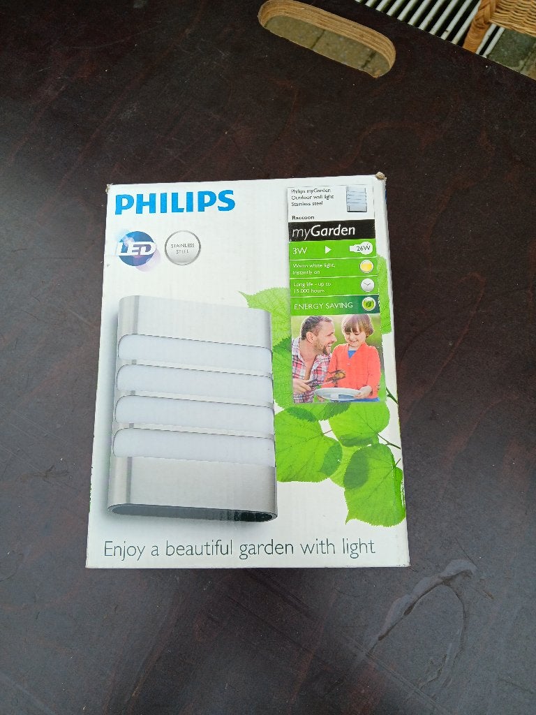 Philips buitenlamp 3W, Tuin en Terras, Buitenverlichting, Ophalen, Minder dan 50 watt, Netvoeding, Nieuw