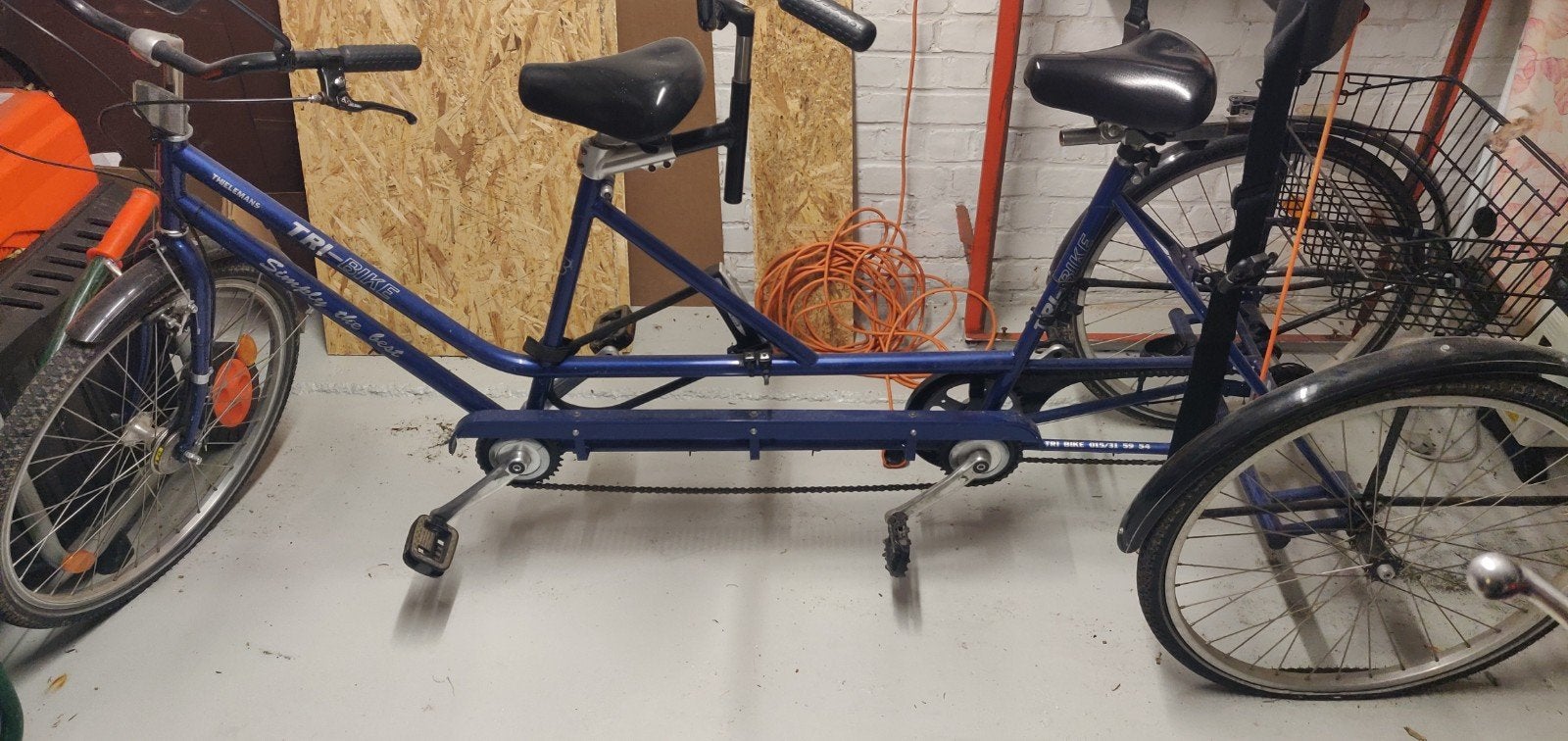 Tandem Tri-bike en bon état, Vélos & Vélomoteurs, Enlèvement