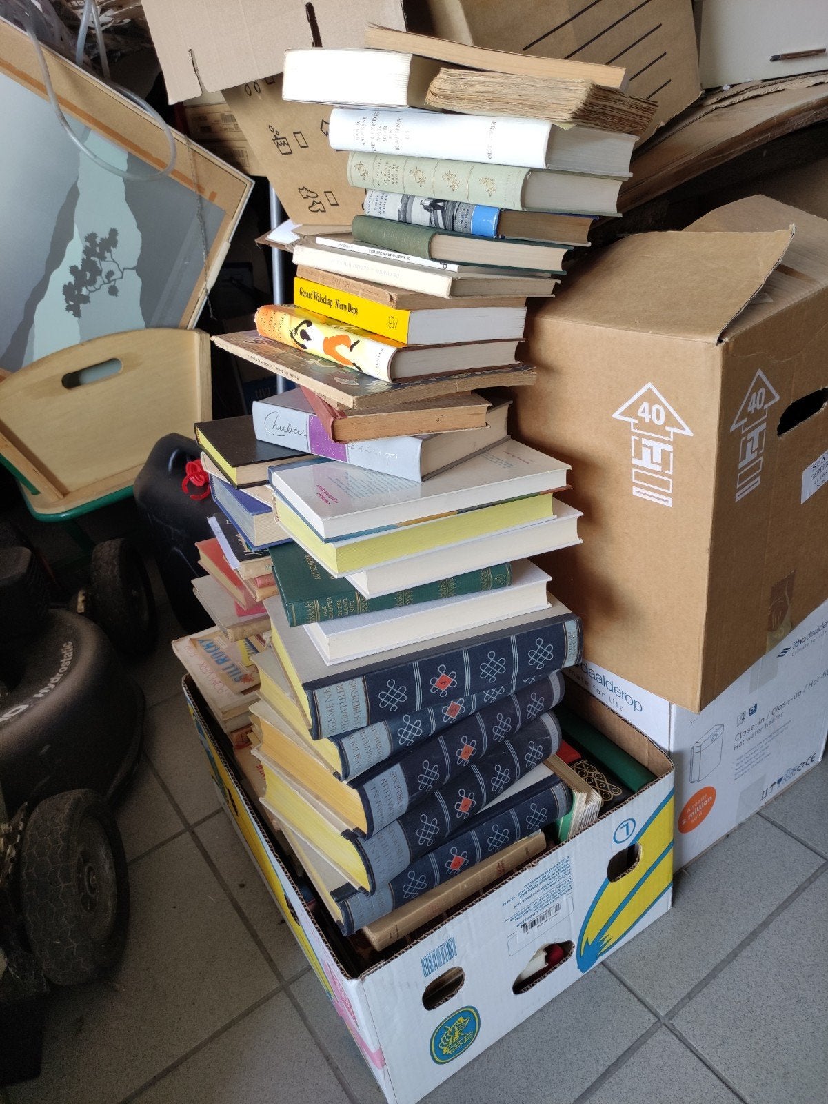 Groot lot : OUDE LITERATUUR, Ophalen