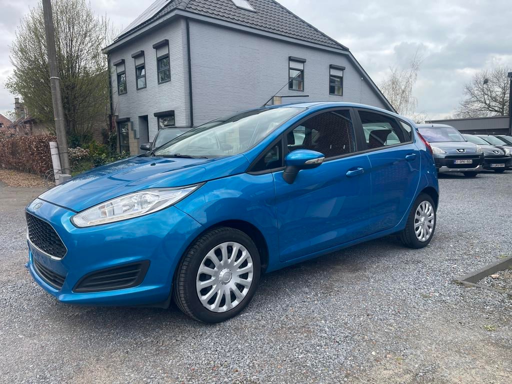Ford Fiesta 1.0iBenzine,Airco,Sensoren,Start/Stop,1eEigenaar, Auto's, Ford, Euro 6, Blauw, 99 g/km, 5 deurs