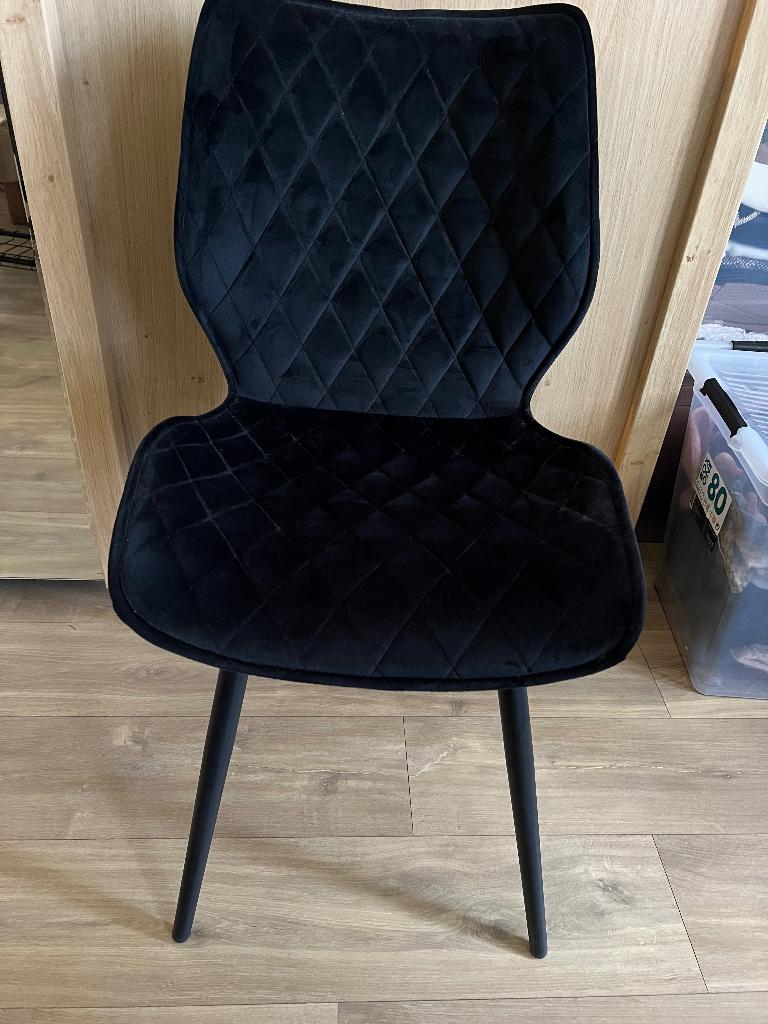 2 stoelen zwart, Ophalen, Overige materialen, Twee, Zwart