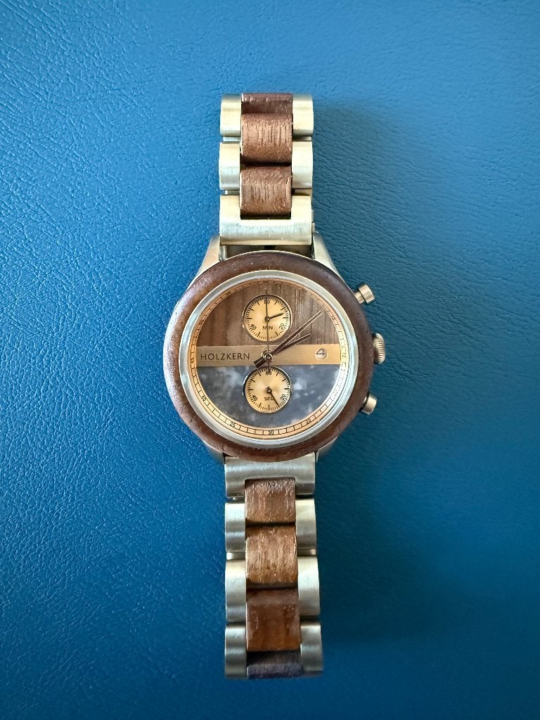 Horloge, Montre-bracelet, Or, Enlèvement, Utilisé