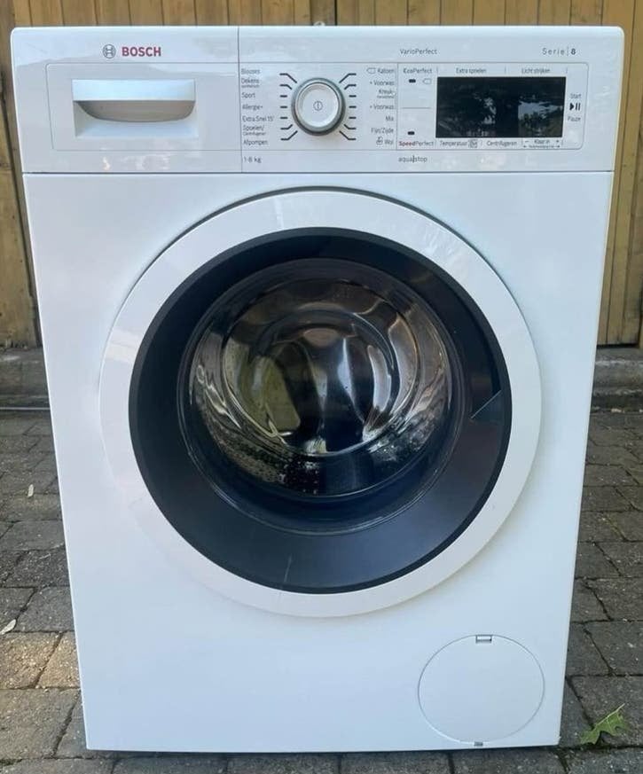 Lave-linge Bosch Série 8 WAW32461NL – 8 kg – 1600 tr/min, 1200 à 1600 tours, 6 à 8 kg, Reconditionné, Chargeur frontal