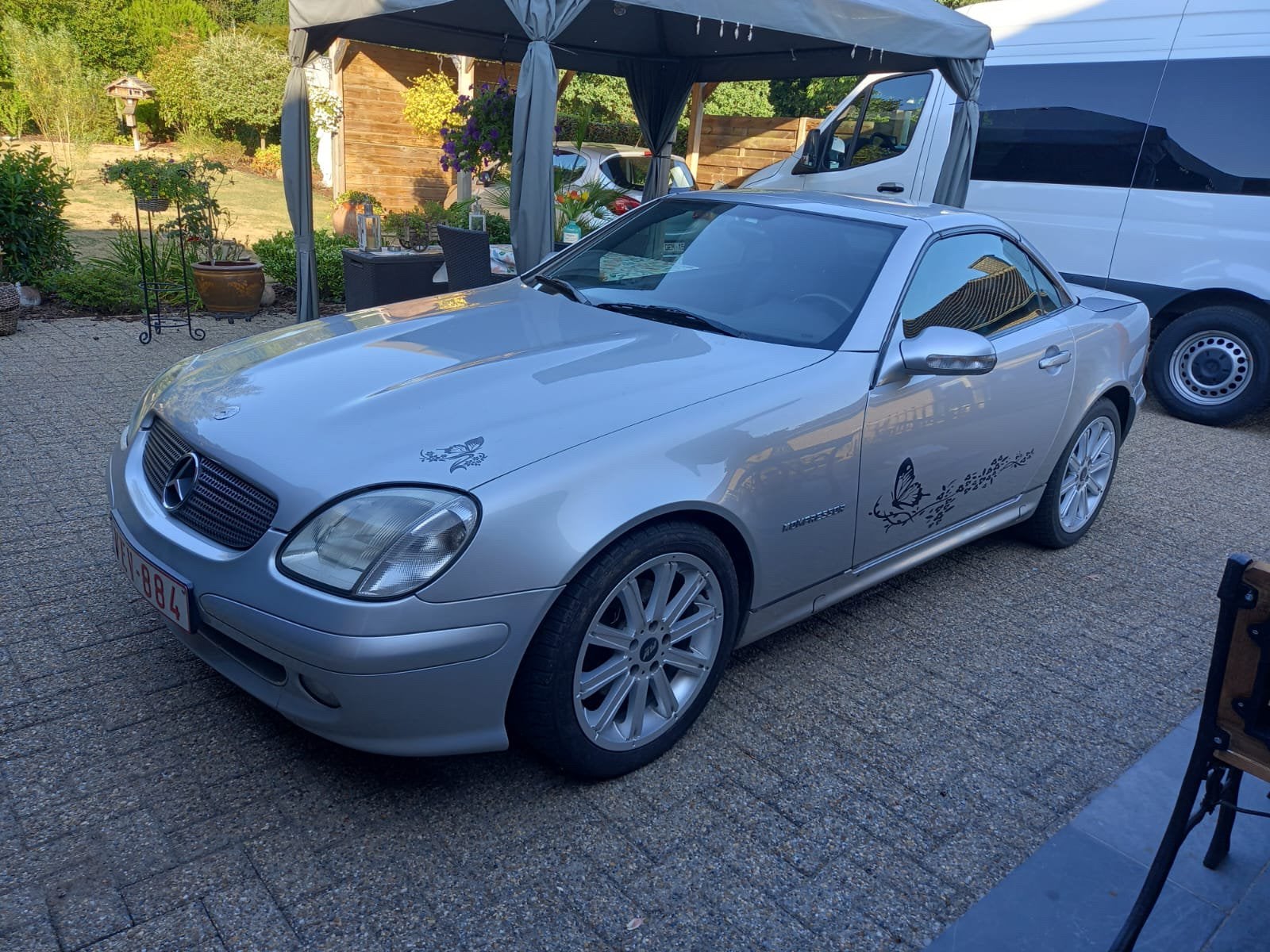 Mercedes slk 200 kompressor, Achterwielaandrijving, 4 cilinders, Cabriolet, Overige kleuren