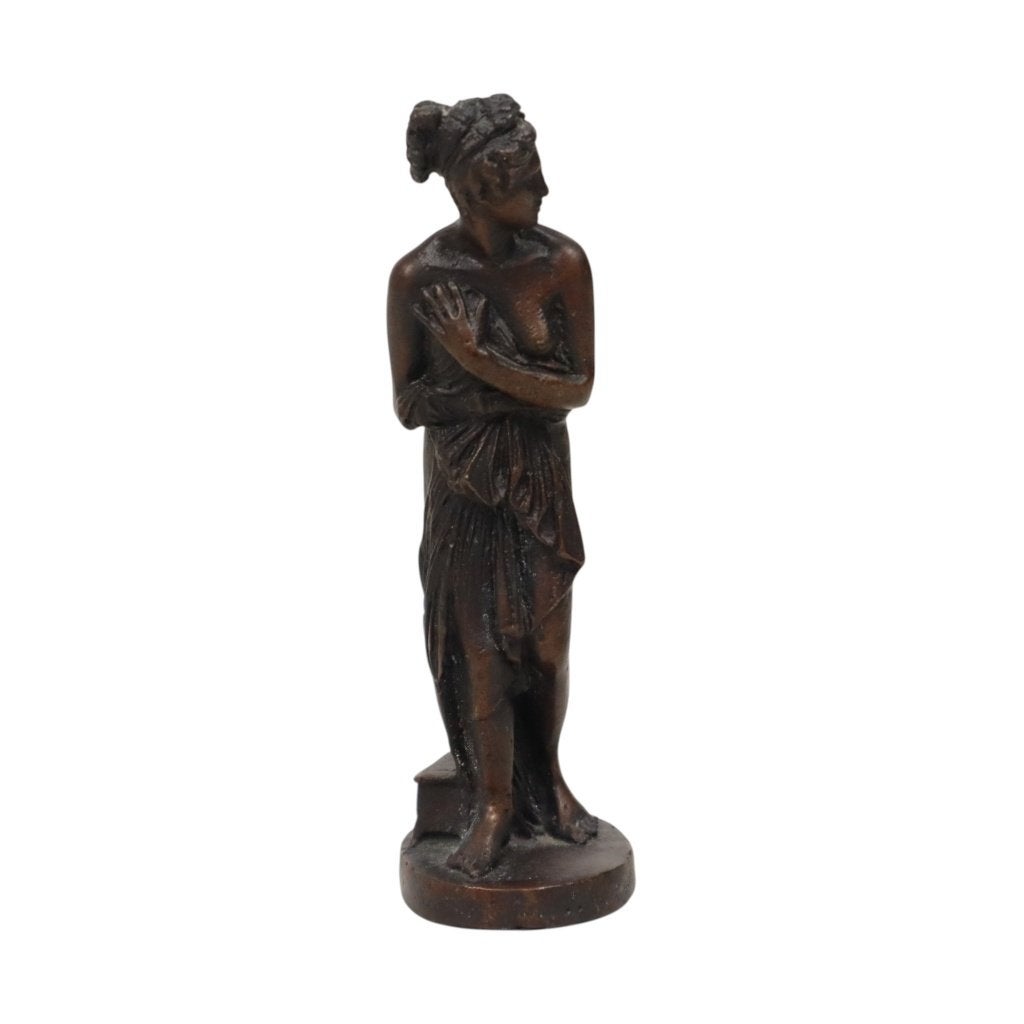 Naar Canova Venus Italica Miniatuur Reproductie In Brons, Collections, Enlèvement ou Envoi, Utilisé, Humain
